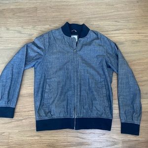 Old Navy Denim Lightweight Zip Up Jacket Size Small